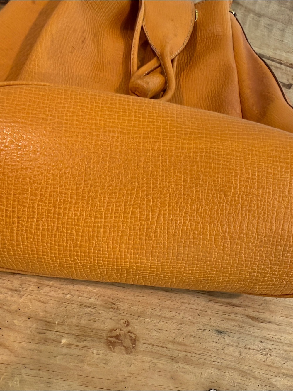 Loewe Vintage Leather Drawstring Bucket Shoulder Bag Authentic COA Project - Picture 15 of 15